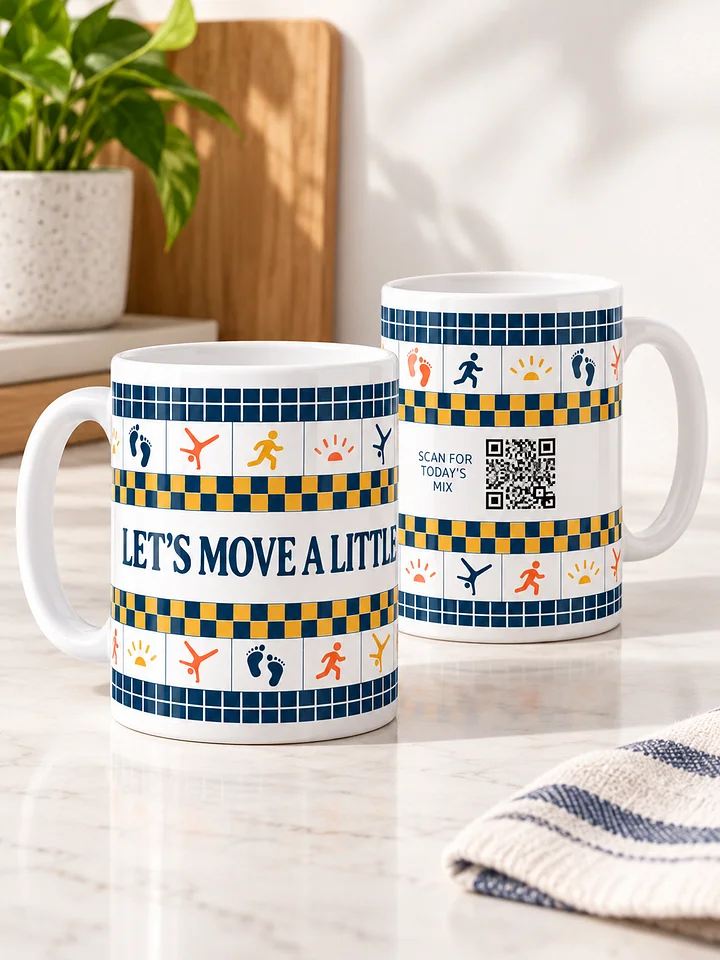 Let’s Move a Little Tiles mug